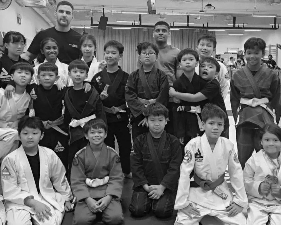 Kids team after a competition